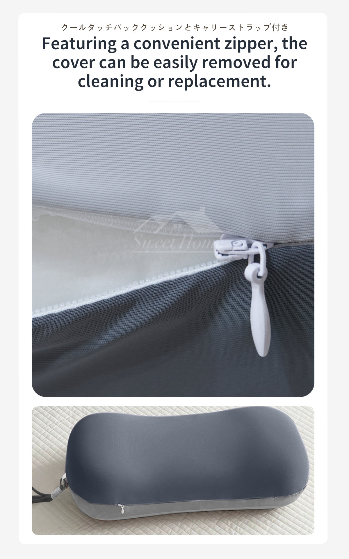Cool-Touch Back Cushion with Carry Strap-7
